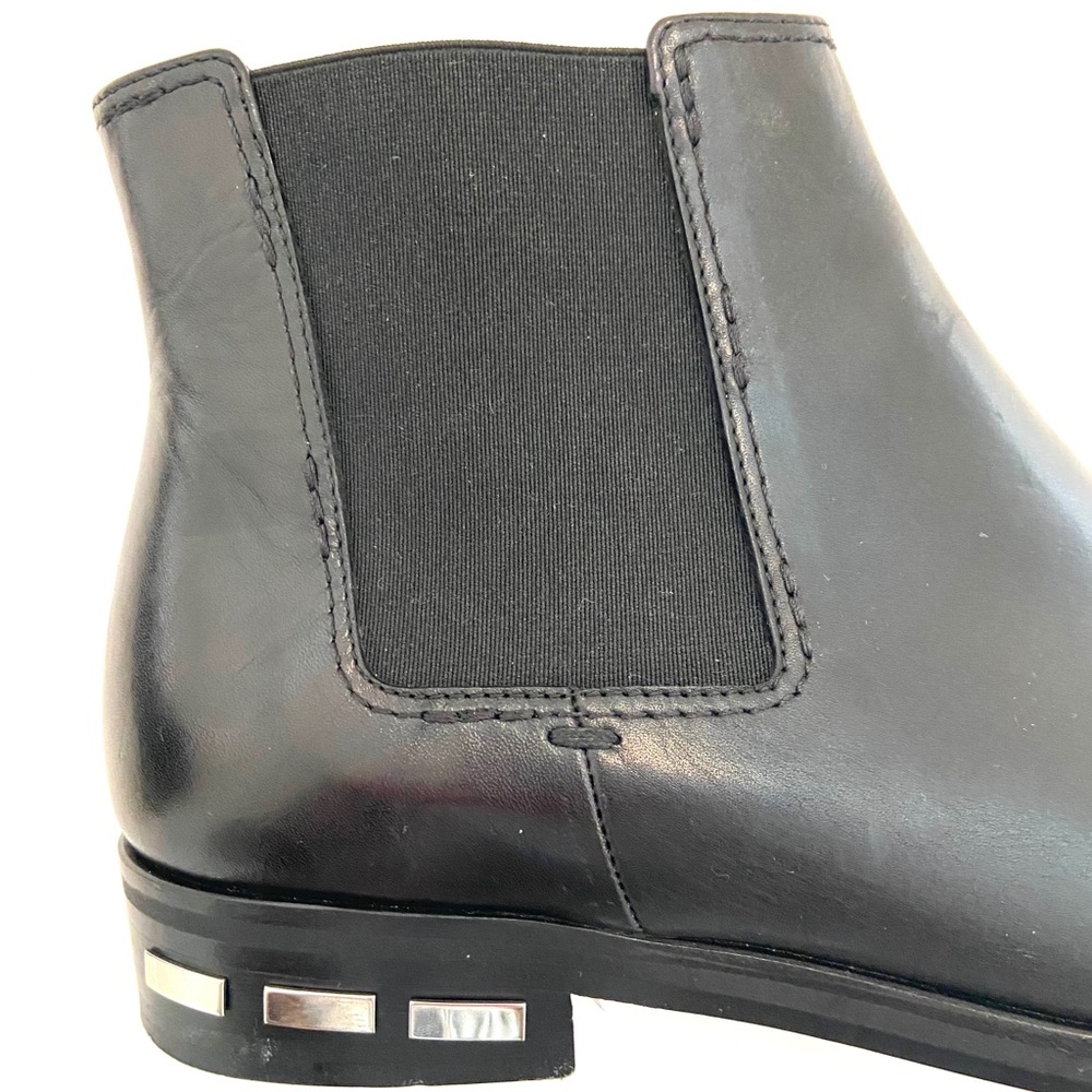 Lanvin Black Leather Chelsea Slip on Studded Boot - Picture 12 of 12